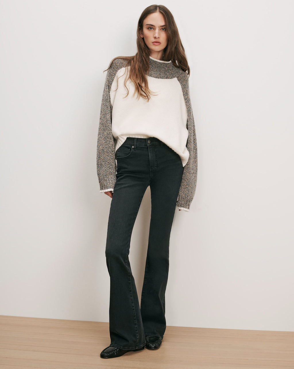 Beverly Mid-Rise Skinny-Flare Jean