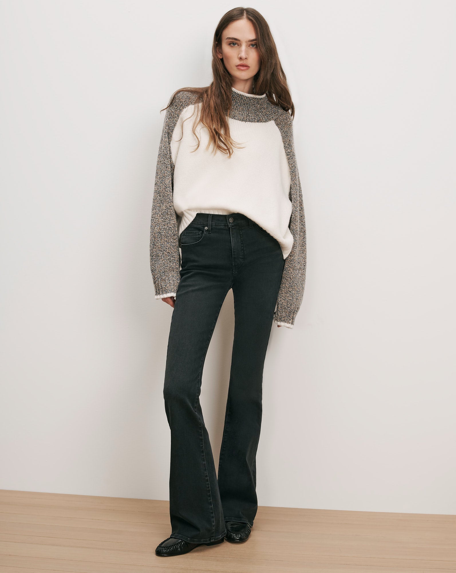 Beverly Mid-Rise Skinny-Flare Jean