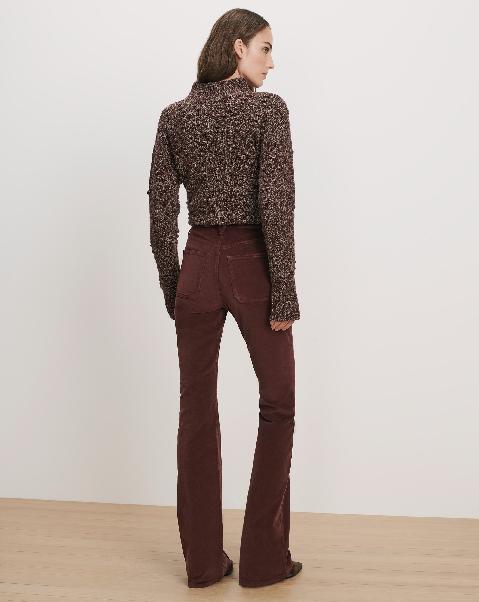 Beverly Corduroy Skinny-Flare Pant