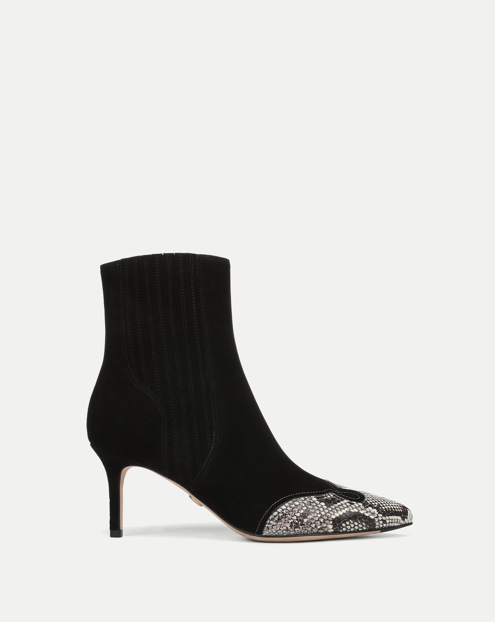 Lisa Western Mid-Heel Ankle-Boot