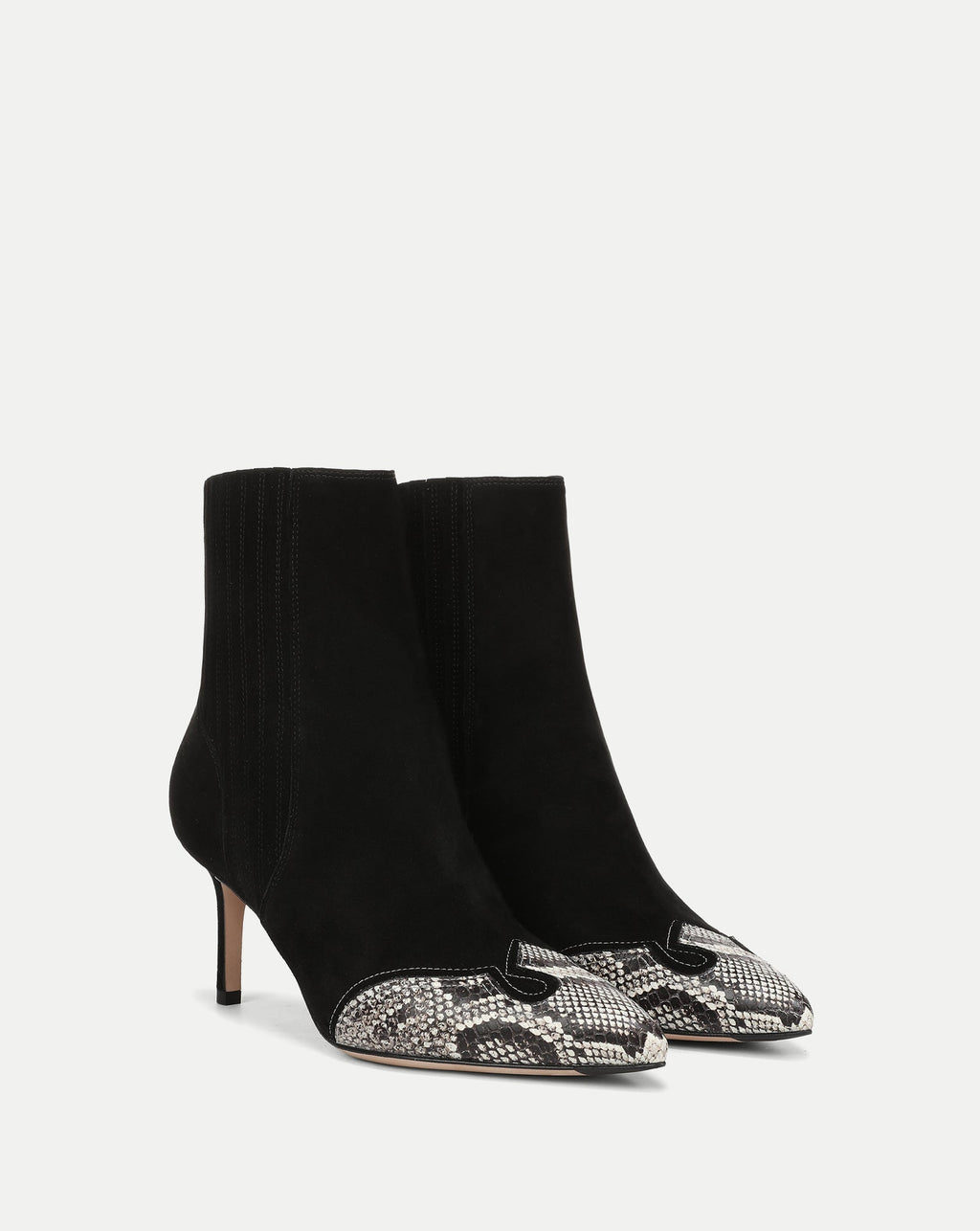 Lisa Western Mid-Heel Ankle-Boot