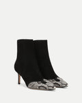 Lisa Western Mid-Heel Ankle-Boot