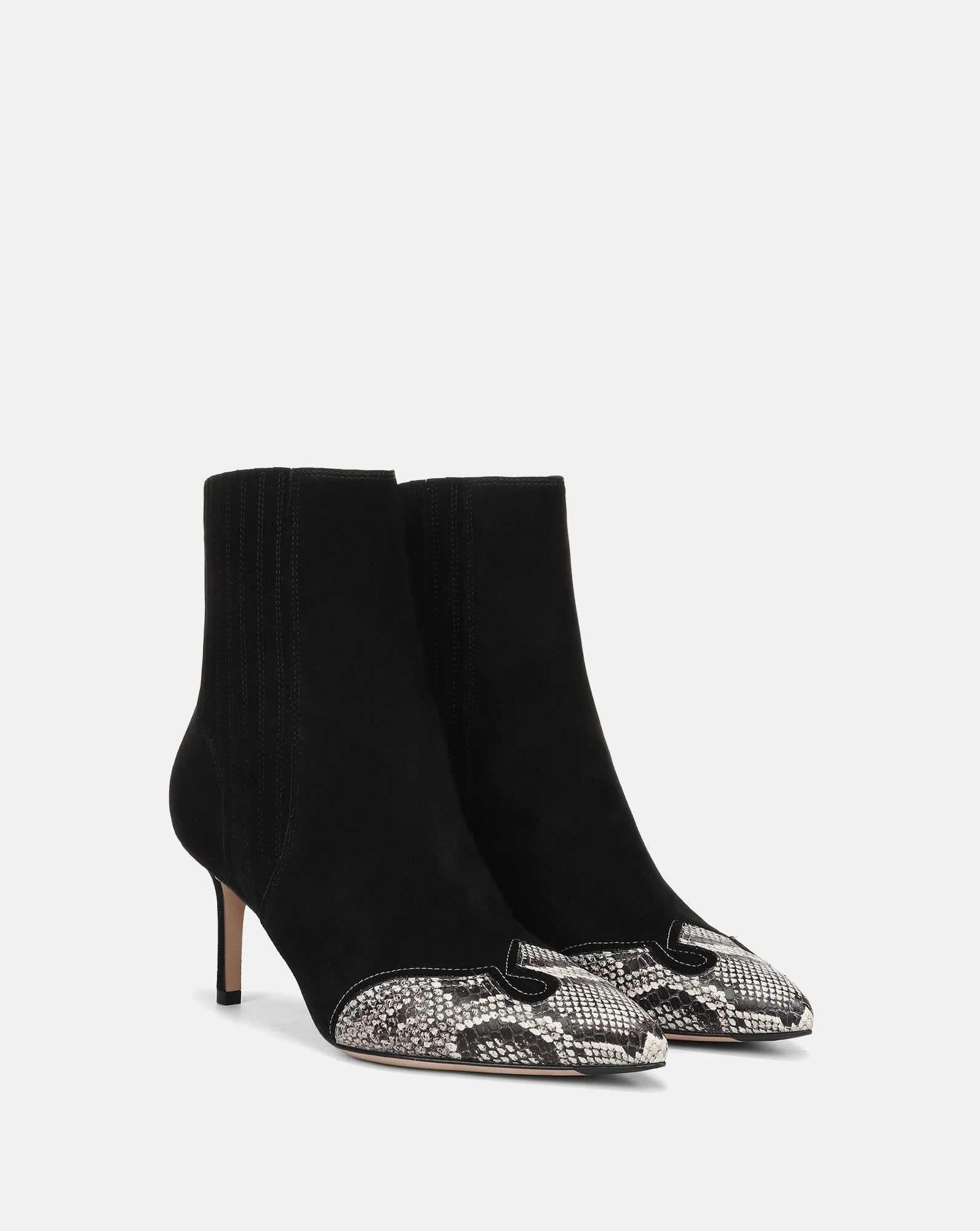 Lisa Western Mid-Heel Ankle-Boot