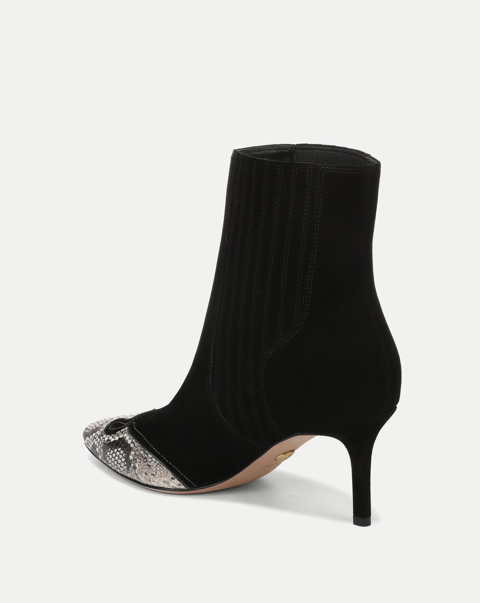 Lisa Western Mid-Heel Ankle-Boot