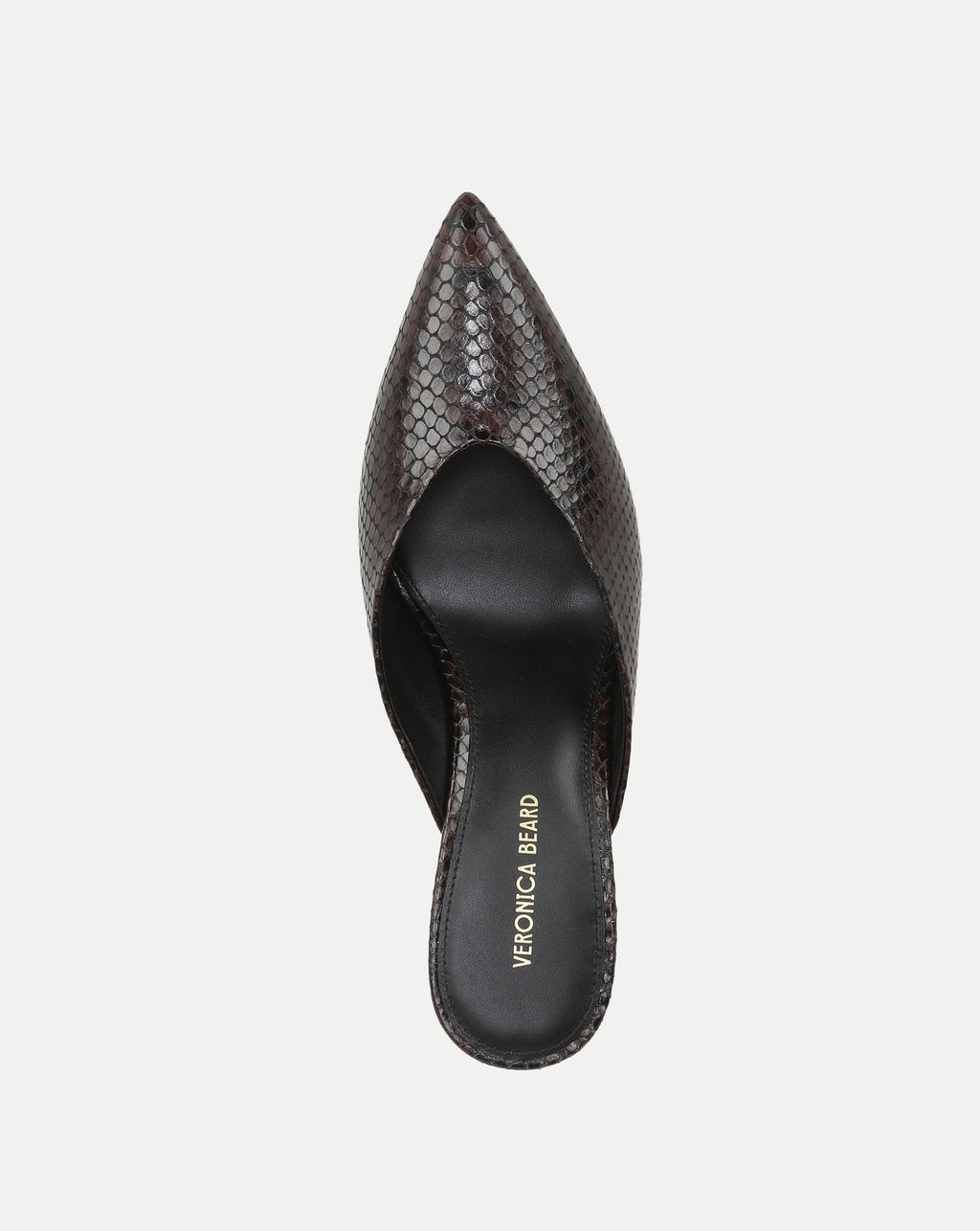 Rochelle Snake-Embossed Mule