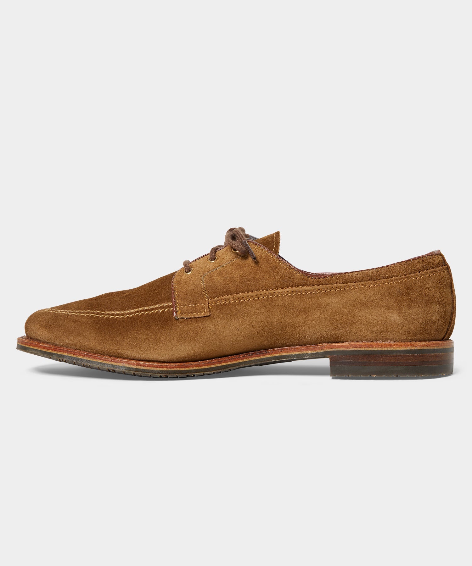 Alden Mocc Toe Suede Blucher