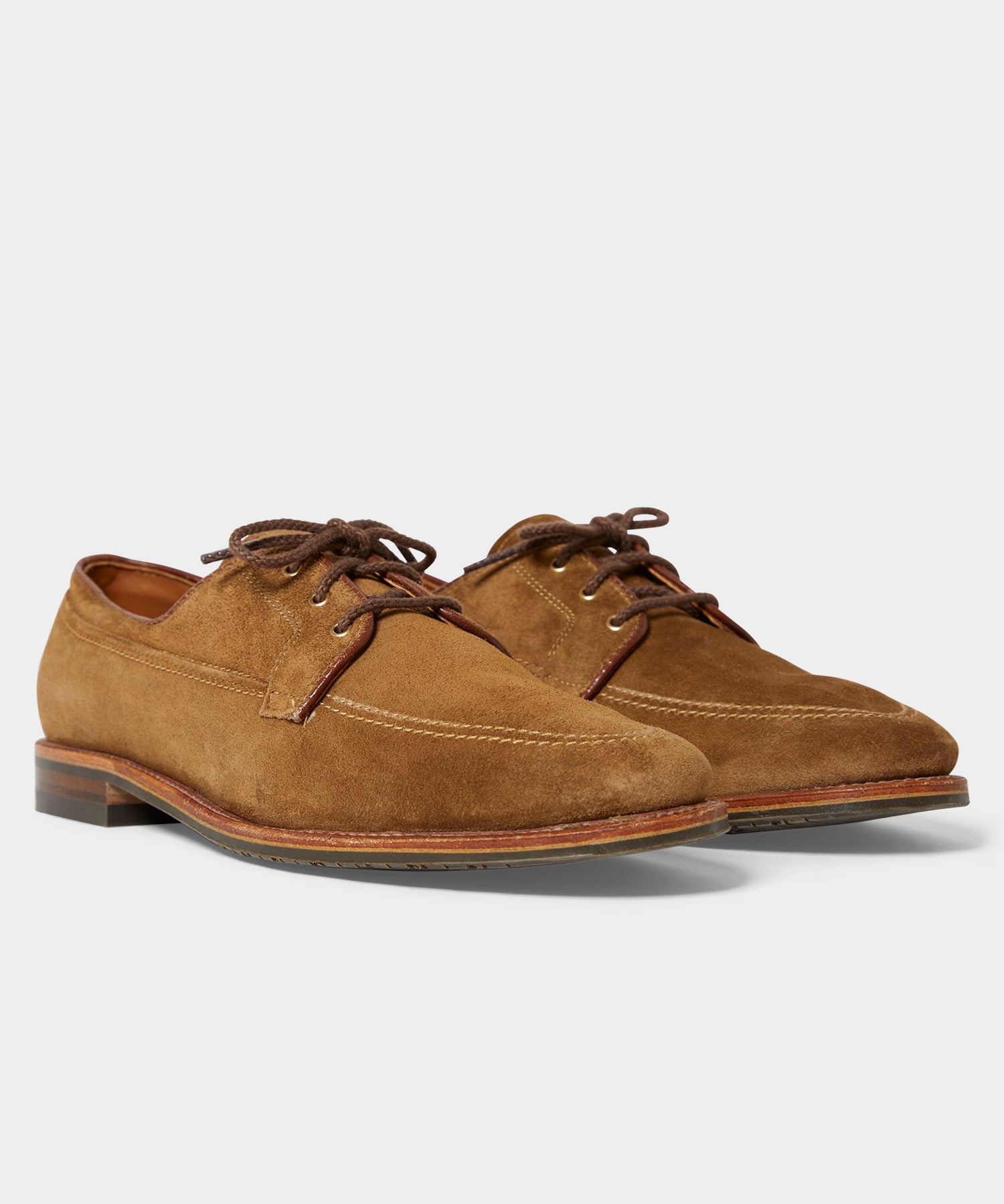 Alden Mocc Toe Suede Blucher