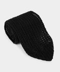 Italian Cotton Open Weave Knit Tie