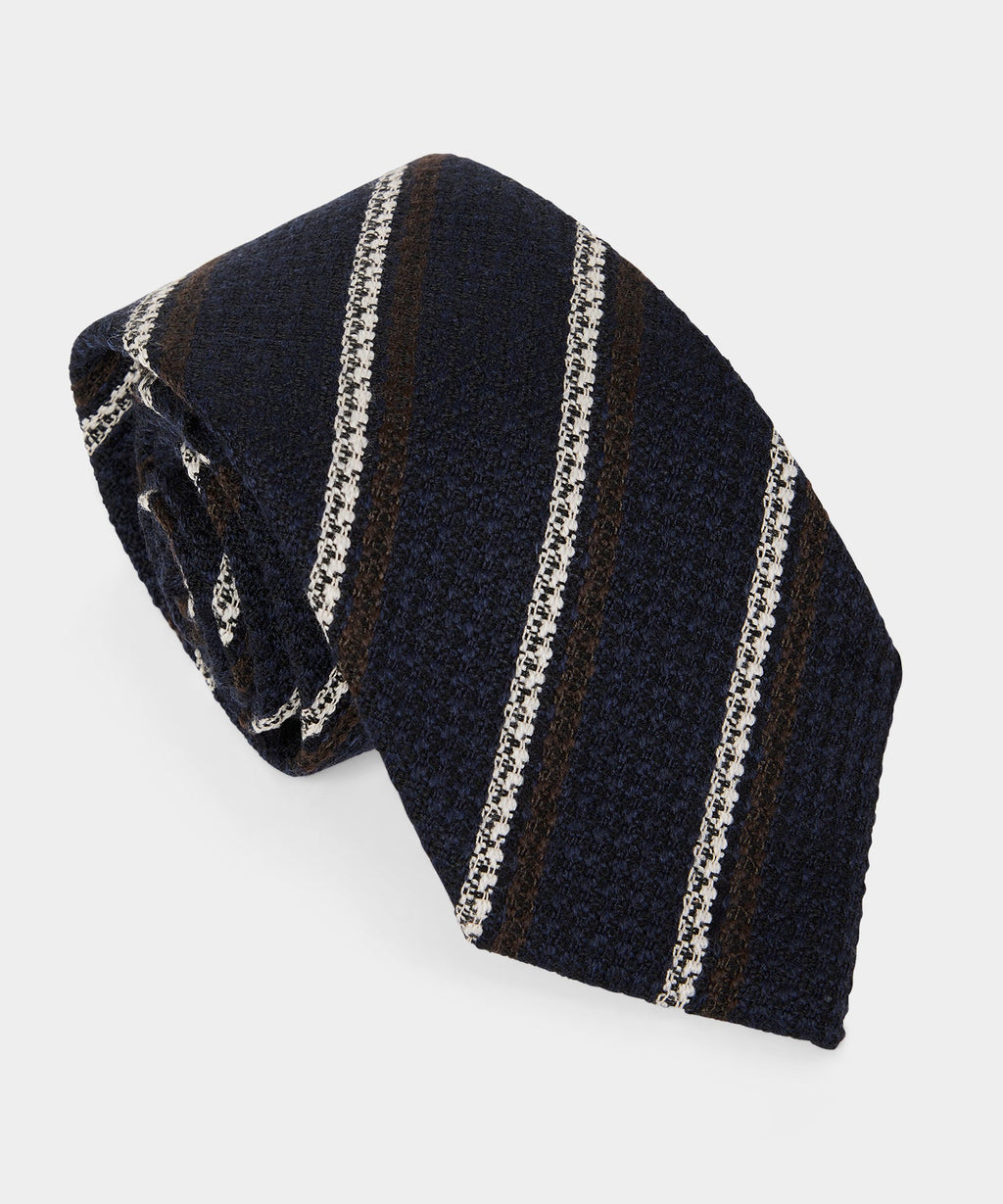 Italian Wool Regimental Stripe Tie