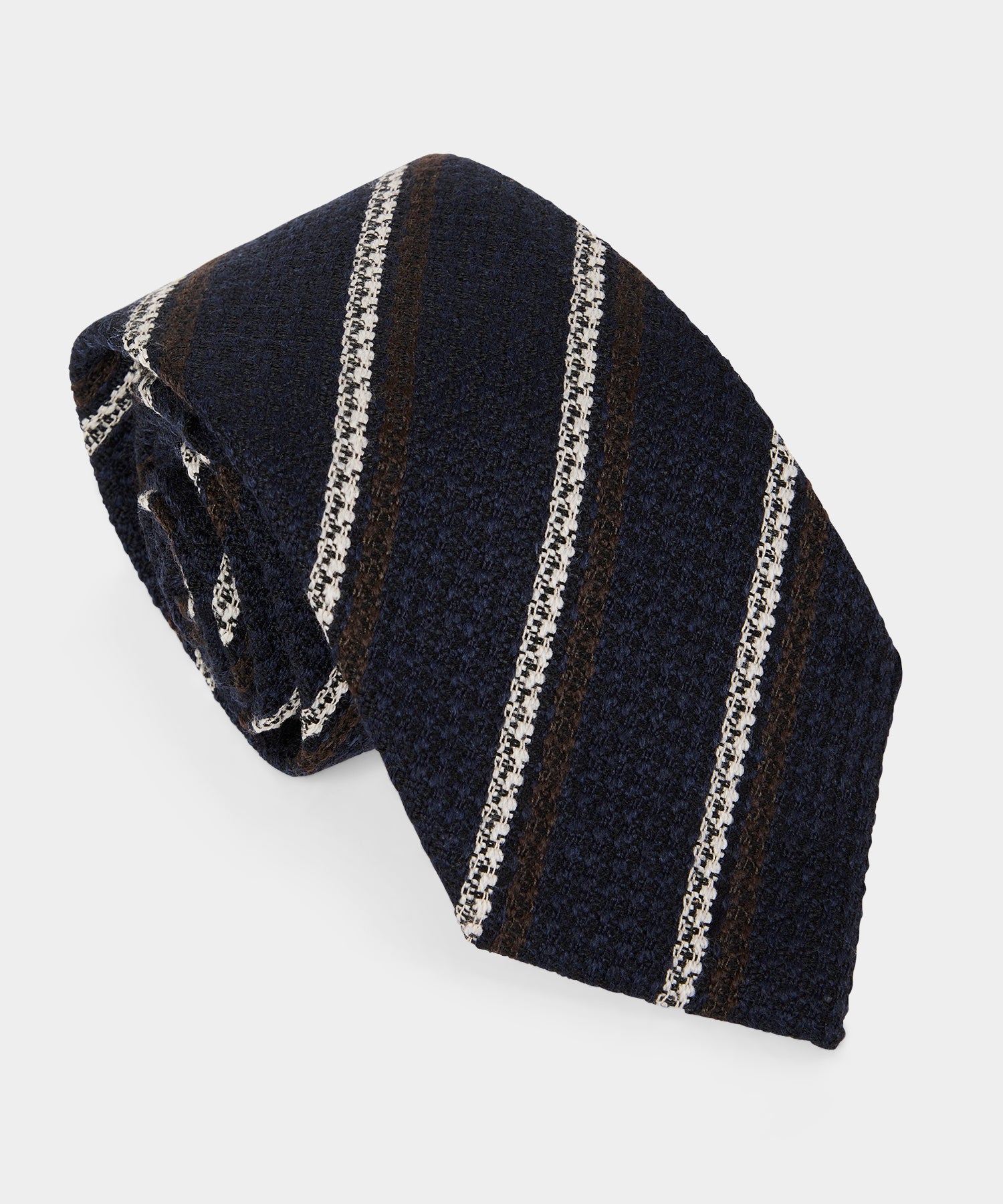 Italian Wool Regimental Stripe Tie