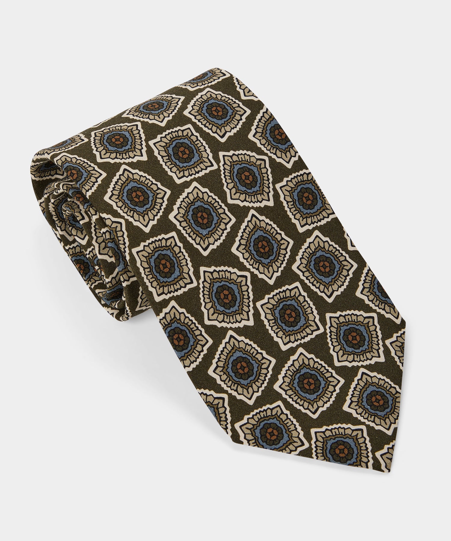 Italian Silk Medallion Tie