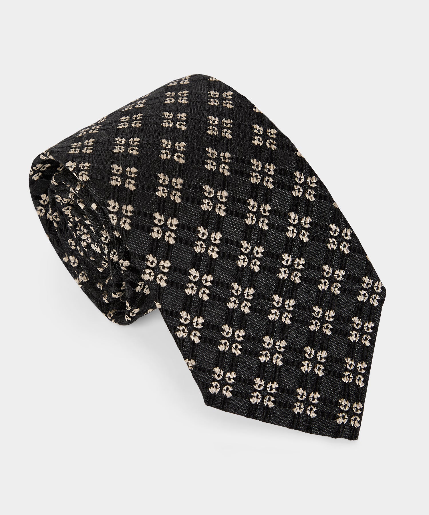 Italian Silk-Wool Diamond Tie