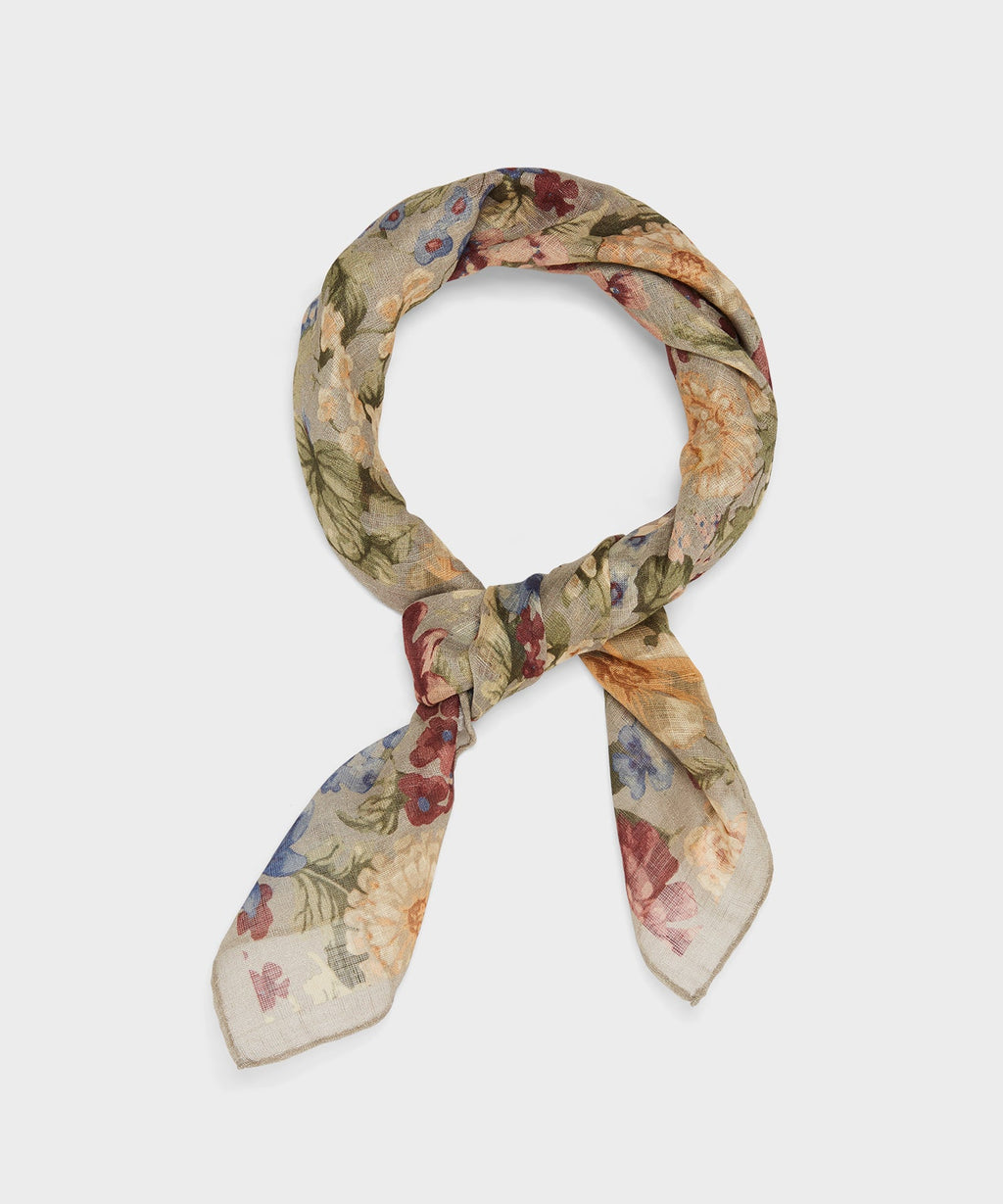 Italian Garden Floral Neckerchief