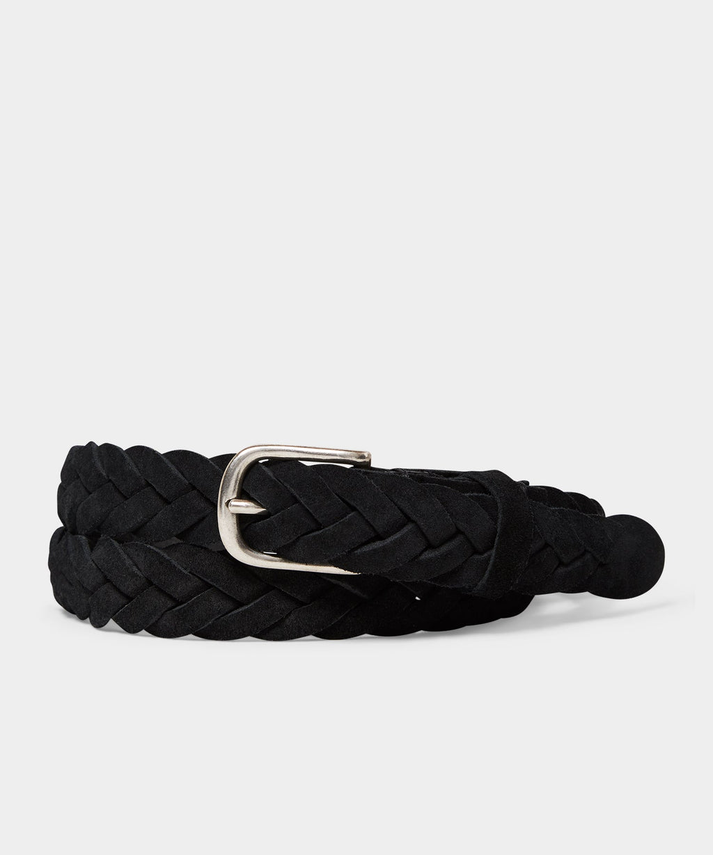 Italian Suede Braided Belt