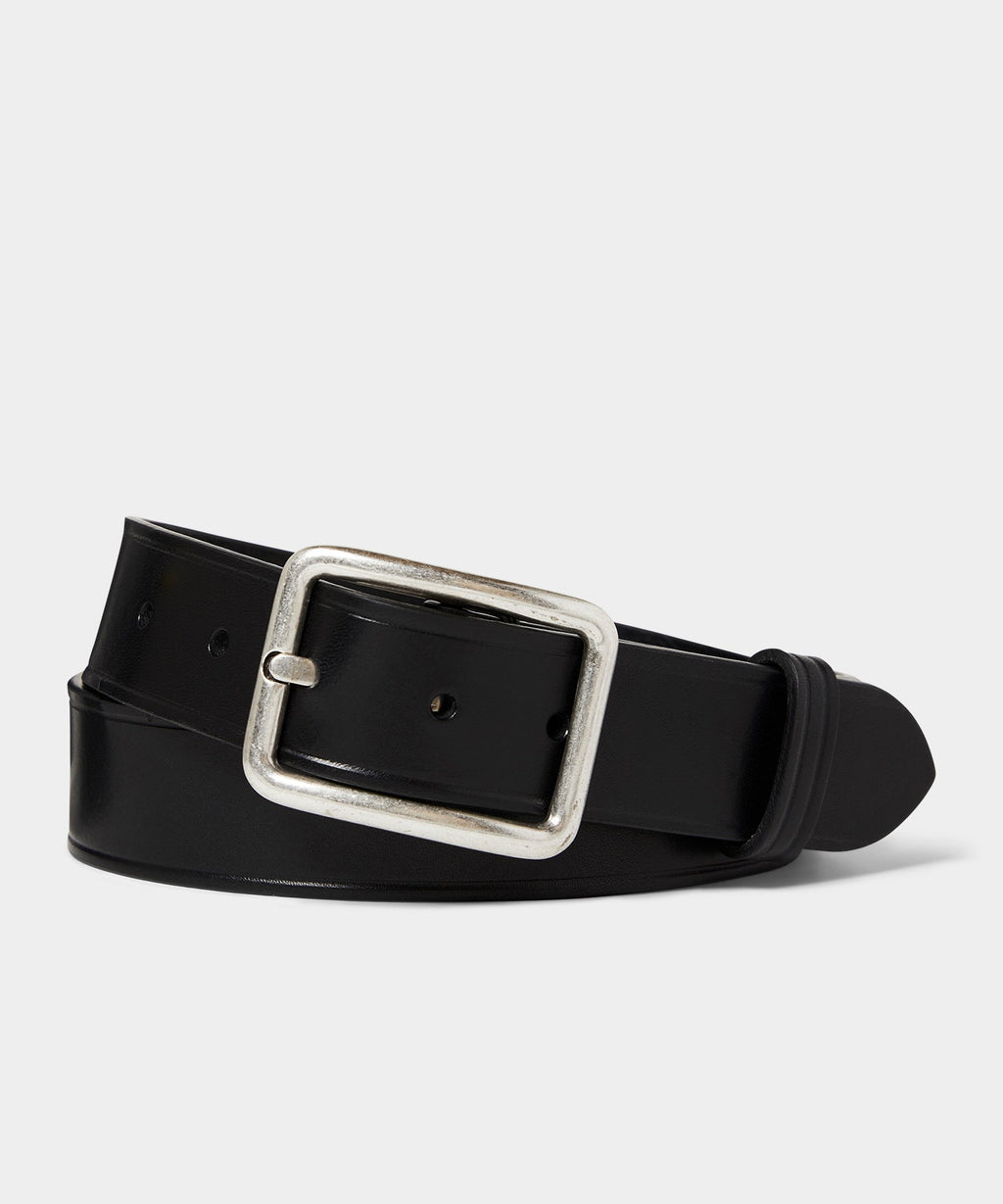 Italian Wide Leather Belt