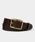 Italian Wide Leather Belt