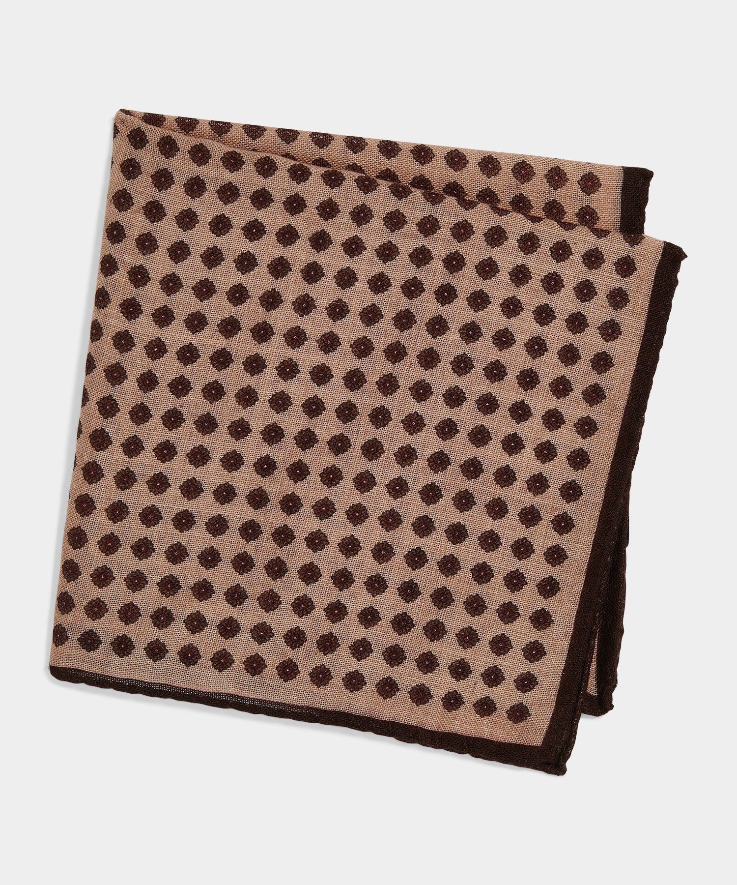 Italian Wool Floral Pocket Square