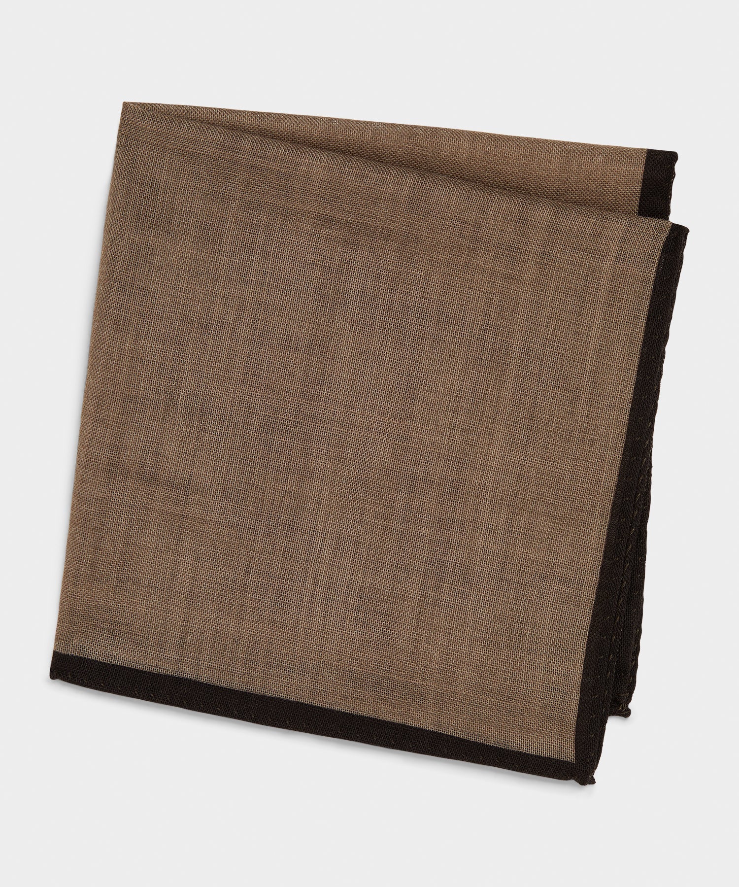 Italian Tipped Wool Pocket Square