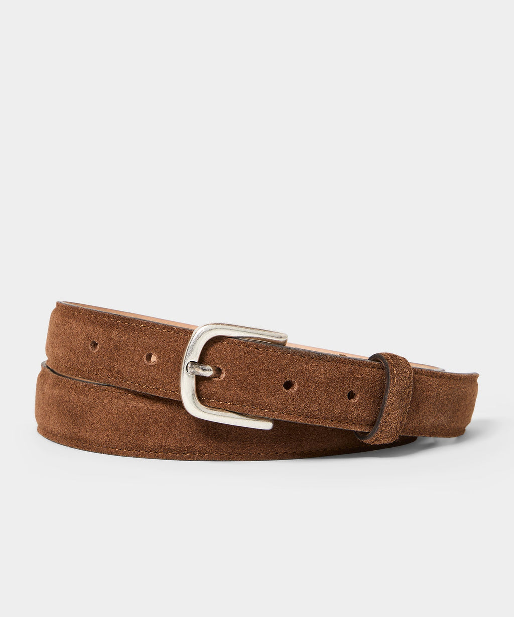 Italian Suede Dress Belt