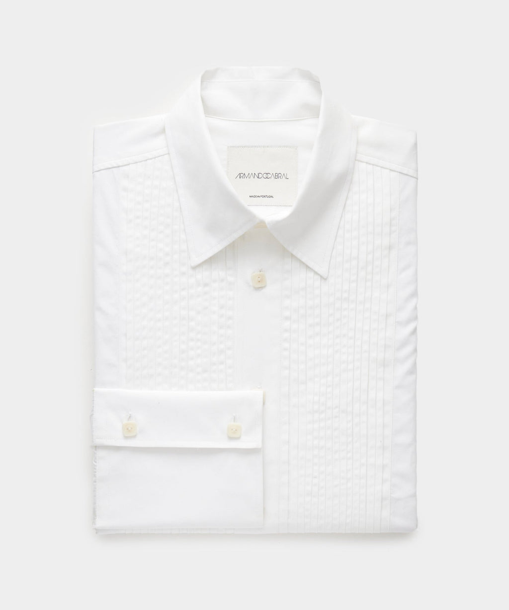 Armando Cabral Pleat Bib Tuxedo Shirt