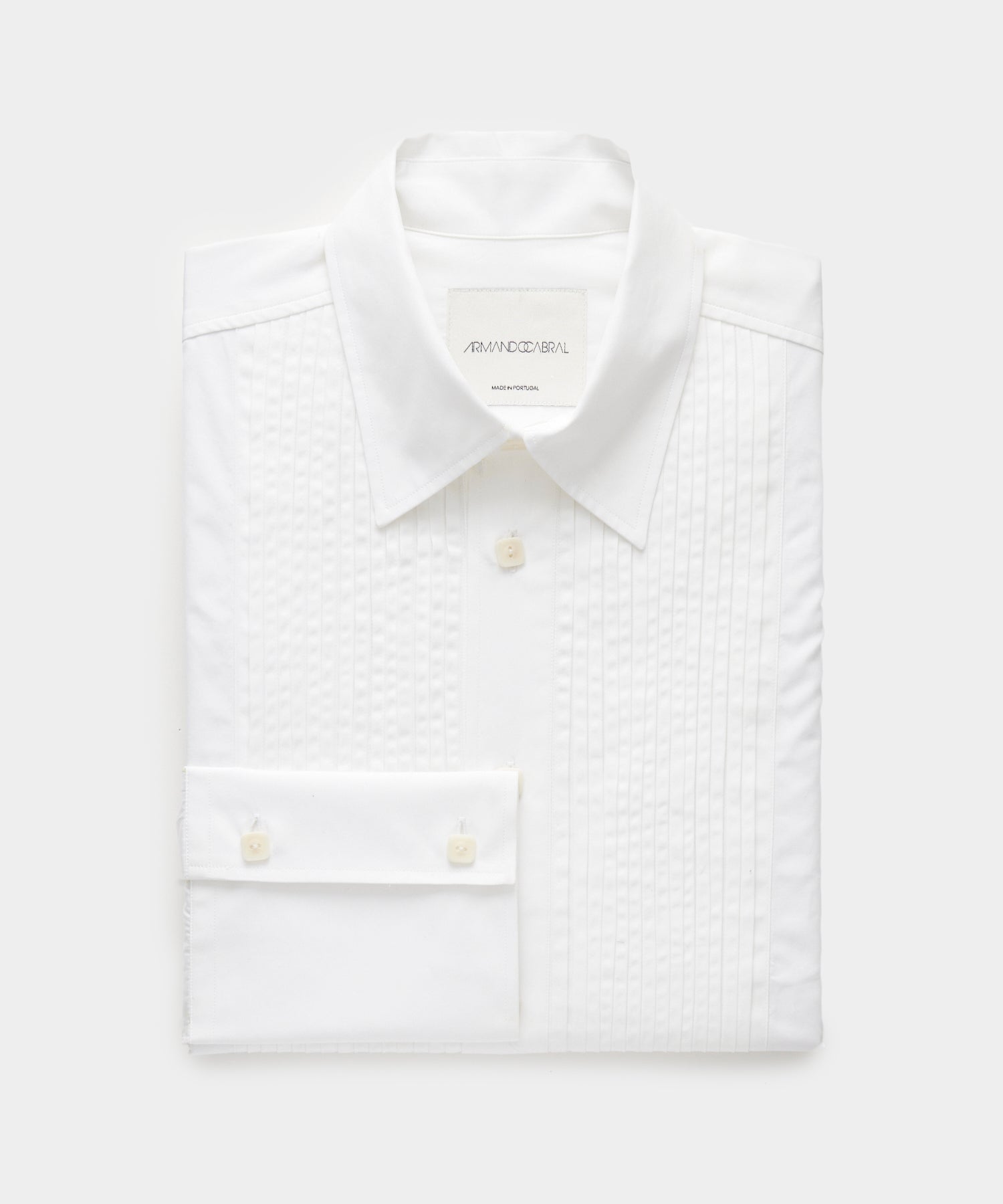 Armando Cabral Pleat Bib Tuxedo Shirt