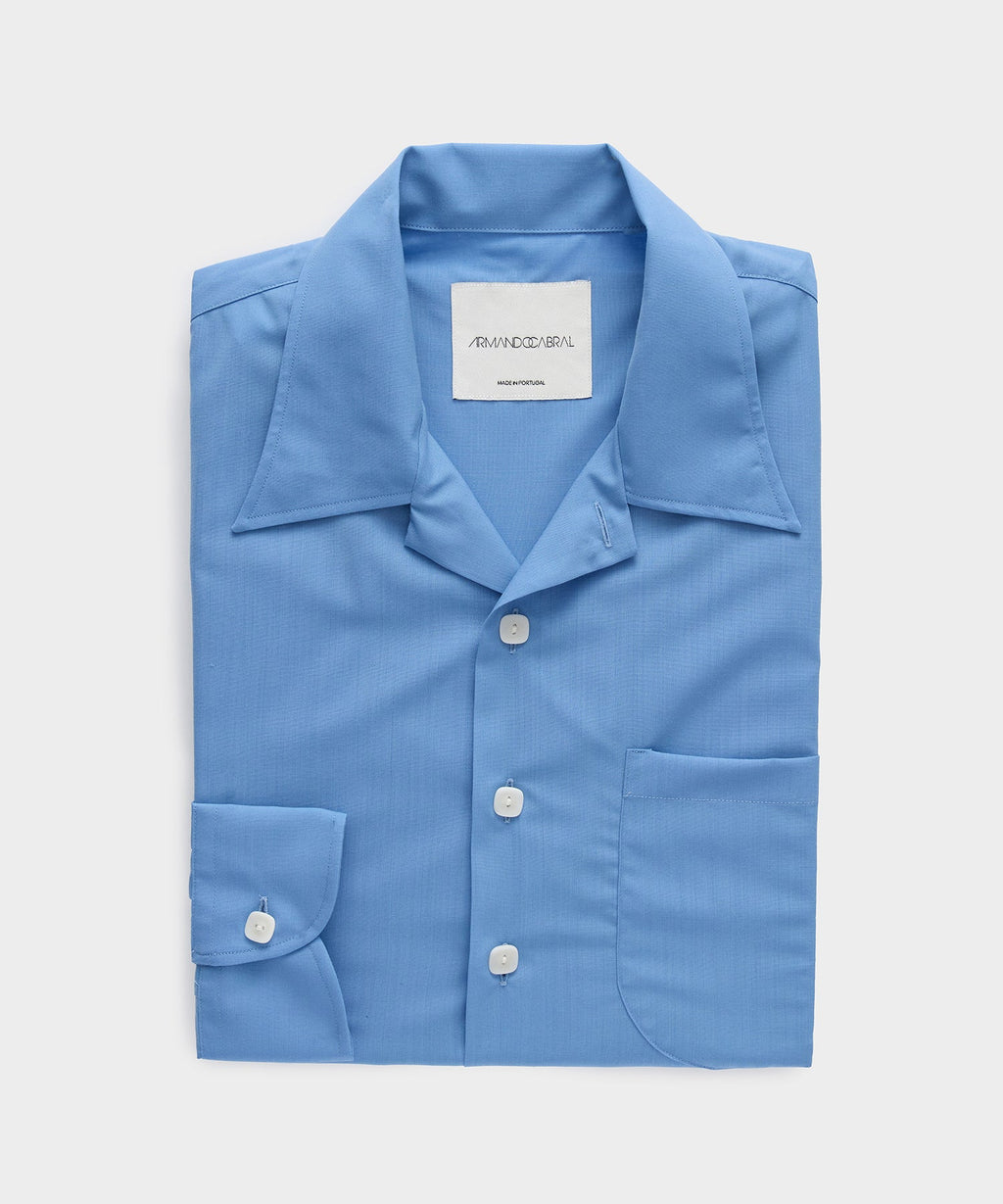 Armando Cabral Long Sleeve Camp Collar Dress Shirt