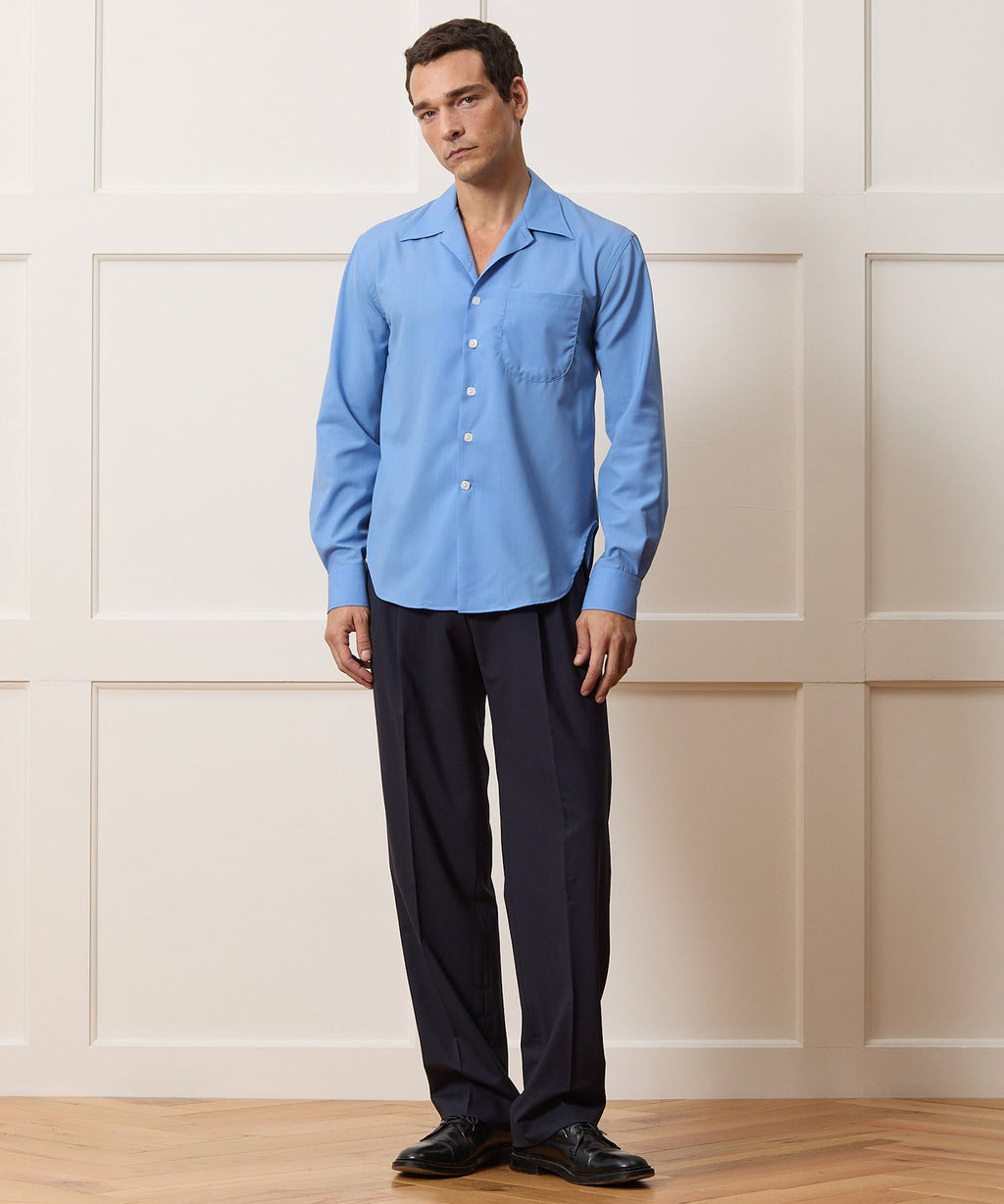 Armando Cabral Long Sleeve Camp Collar Dress Shirt