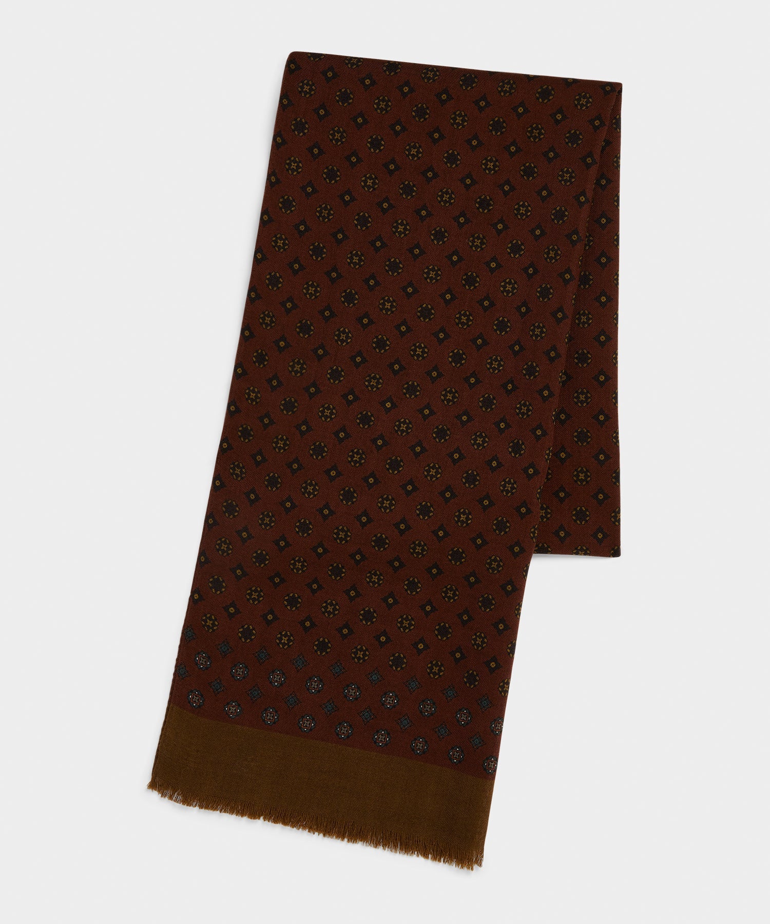 Italian Wool Medallion Scarf