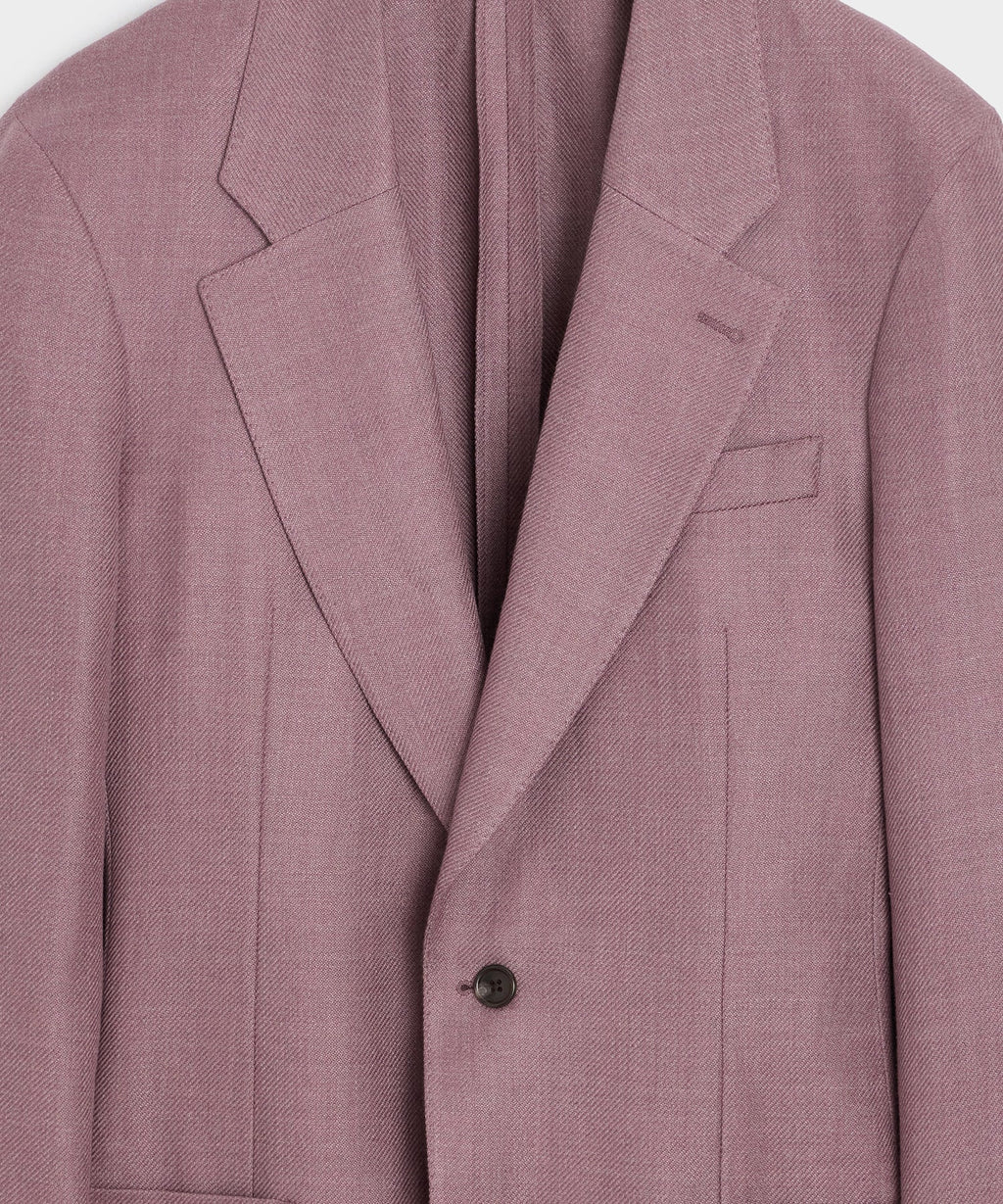Italian Linen-Wool Single-Breasted Wythe Jacket