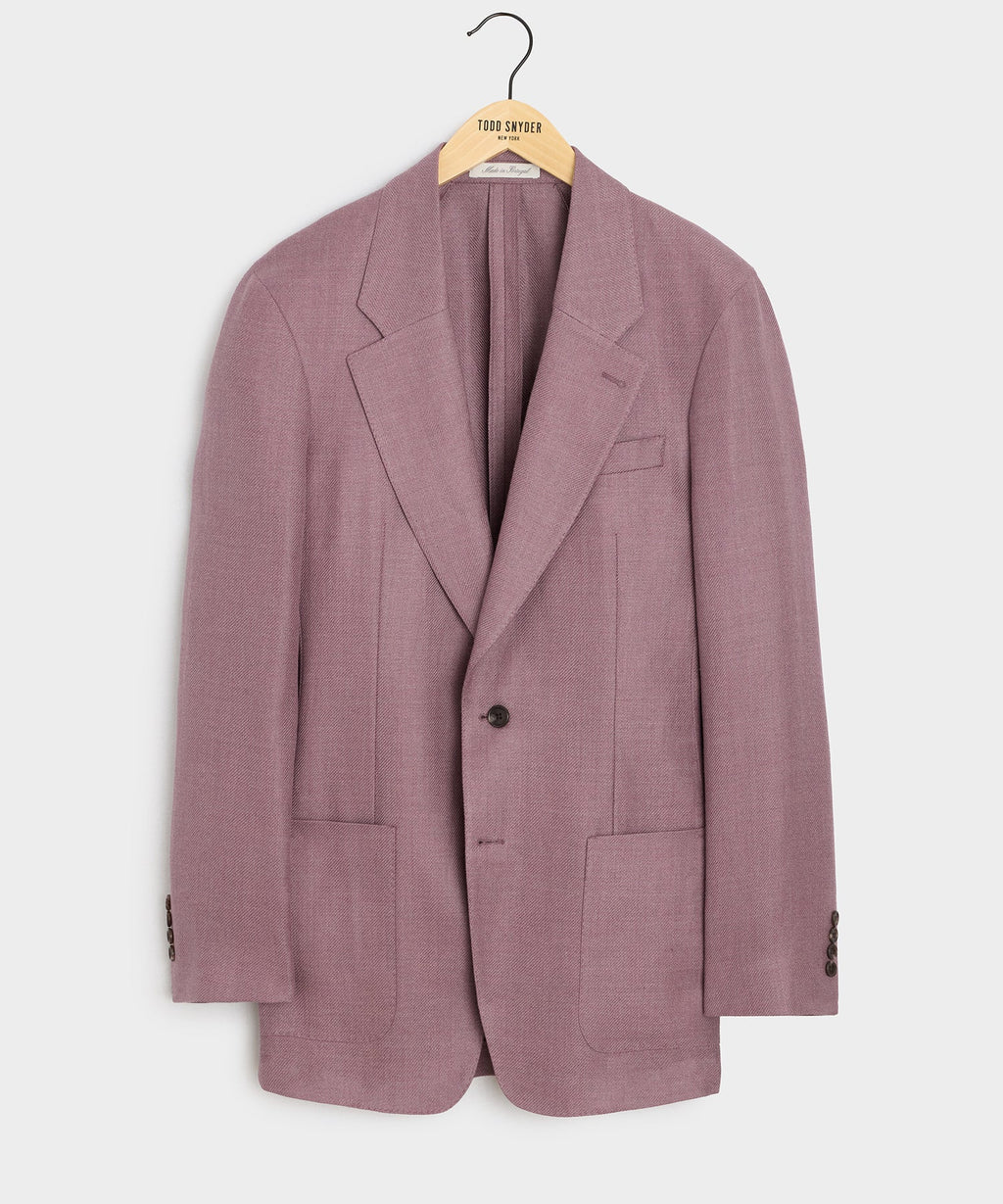 Italian Linen-Wool Single-Breasted Wythe Jacket