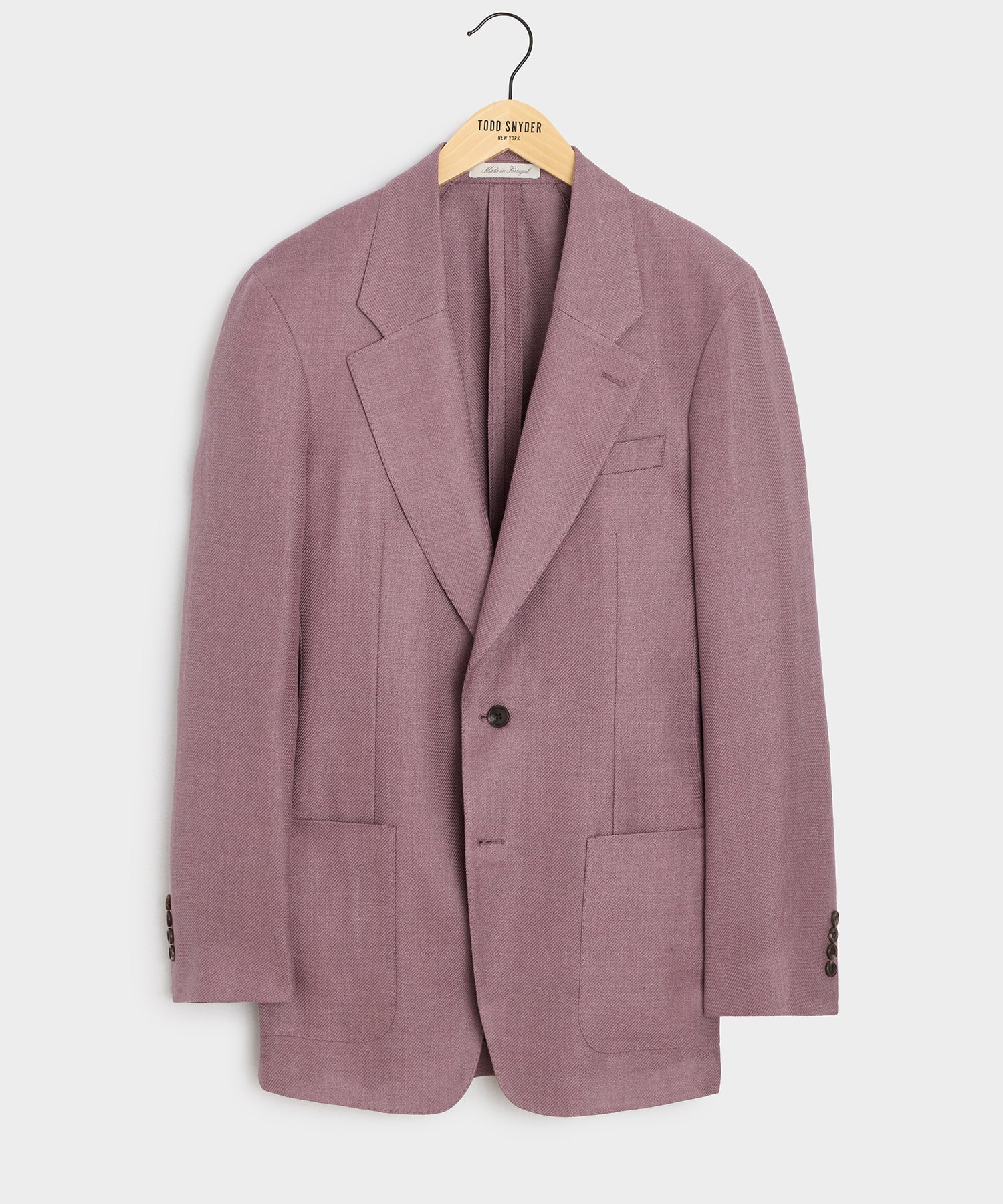 Italian Linen-Wool Single-Breasted Wythe Jacket