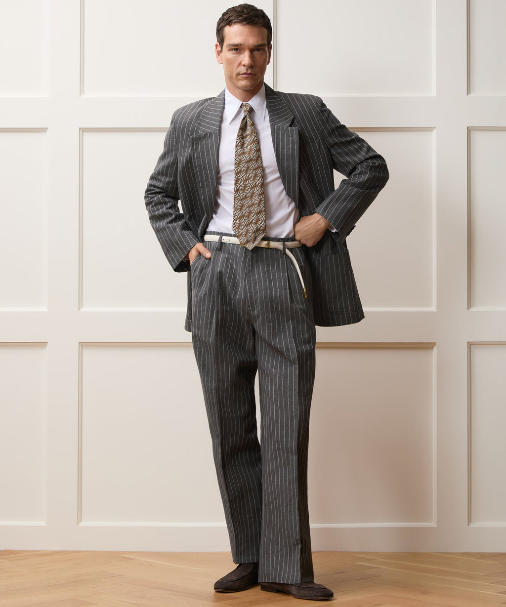 Italian Linen-Cotton Single-Breasted Wythe Jacket