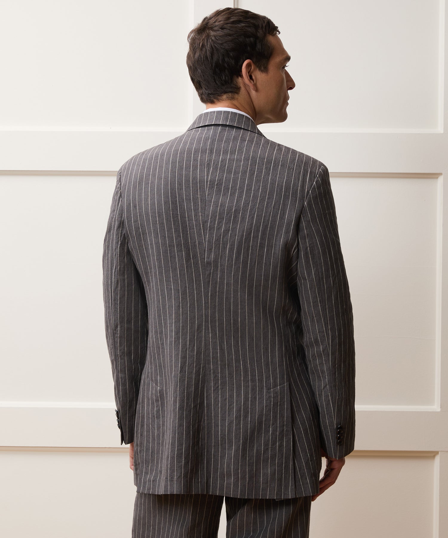 Italian Linen-Cotton Single-Breasted Wythe Jacket