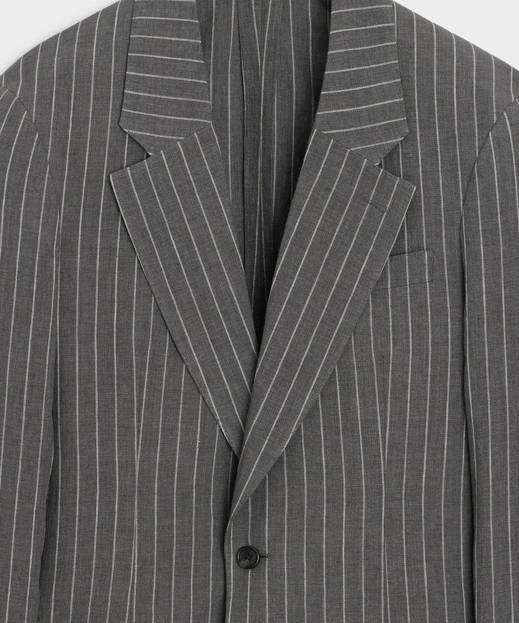 Italian Linen-Cotton Single-Breasted Wythe Jacket