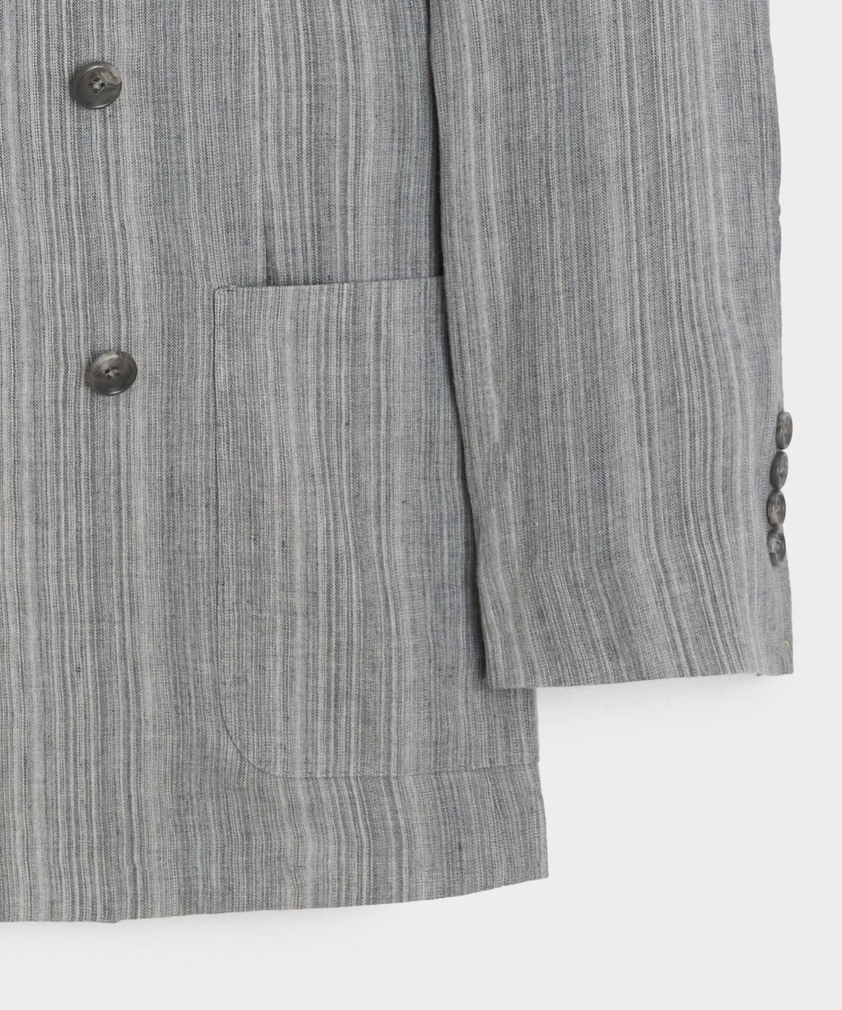 Italian Multi-Stripe Linen Wythe Jacket