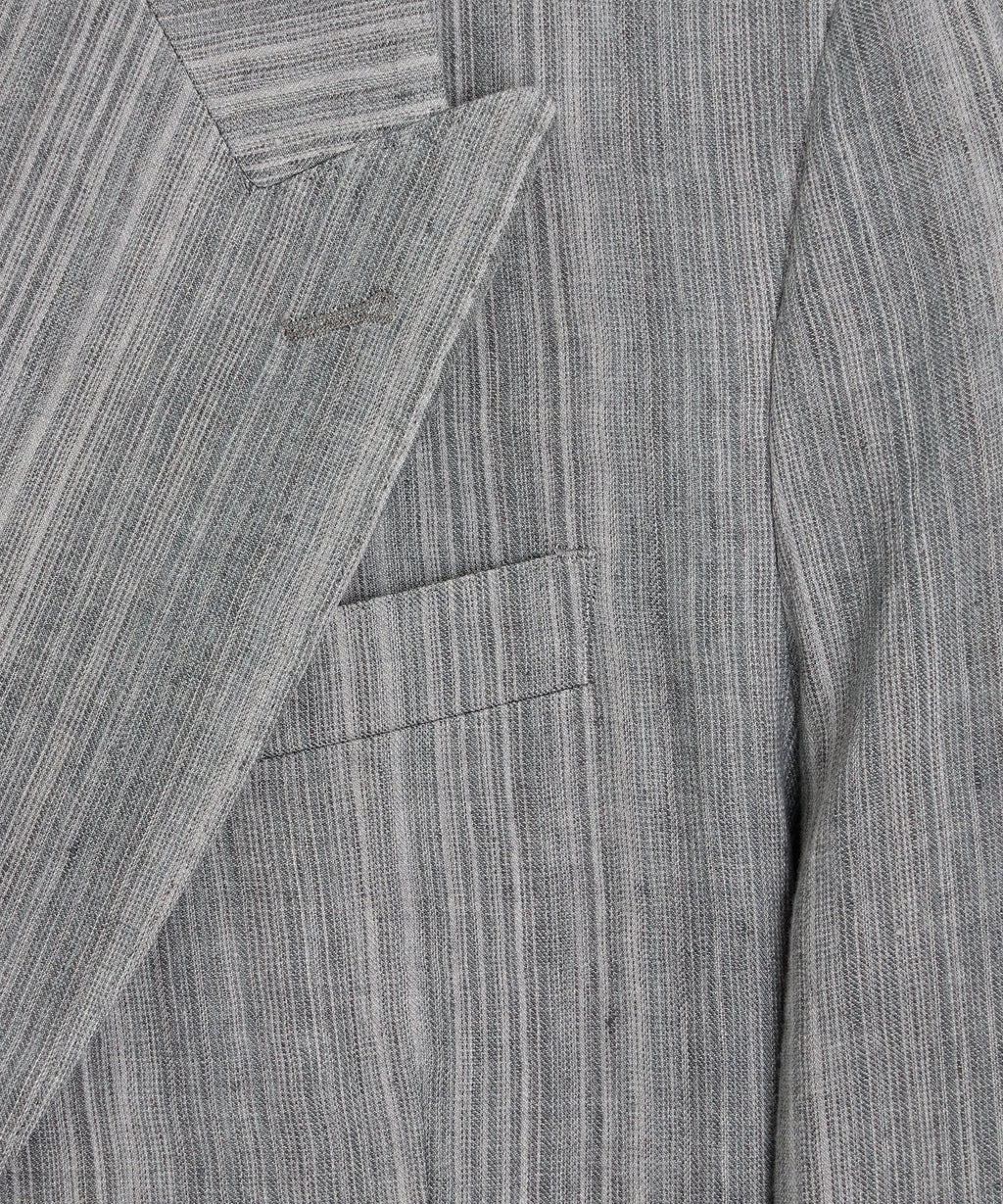 Italian Multi-Stripe Linen Wythe Jacket