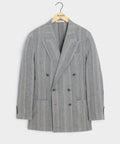 Italian Multi-Stripe Linen Wythe Jacket