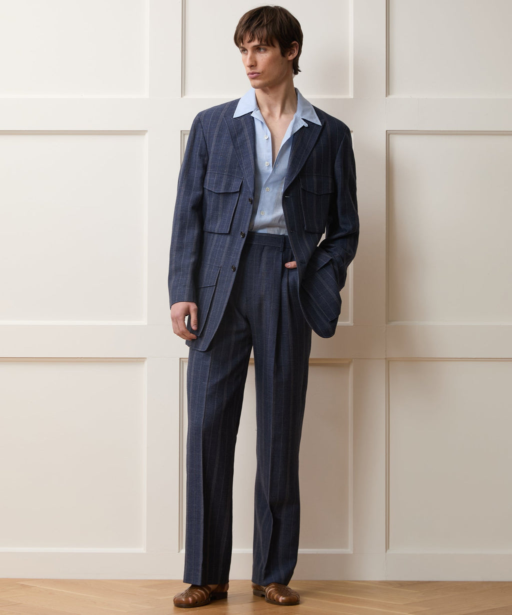 Italian Wool-Linen Cartographer's Jacket