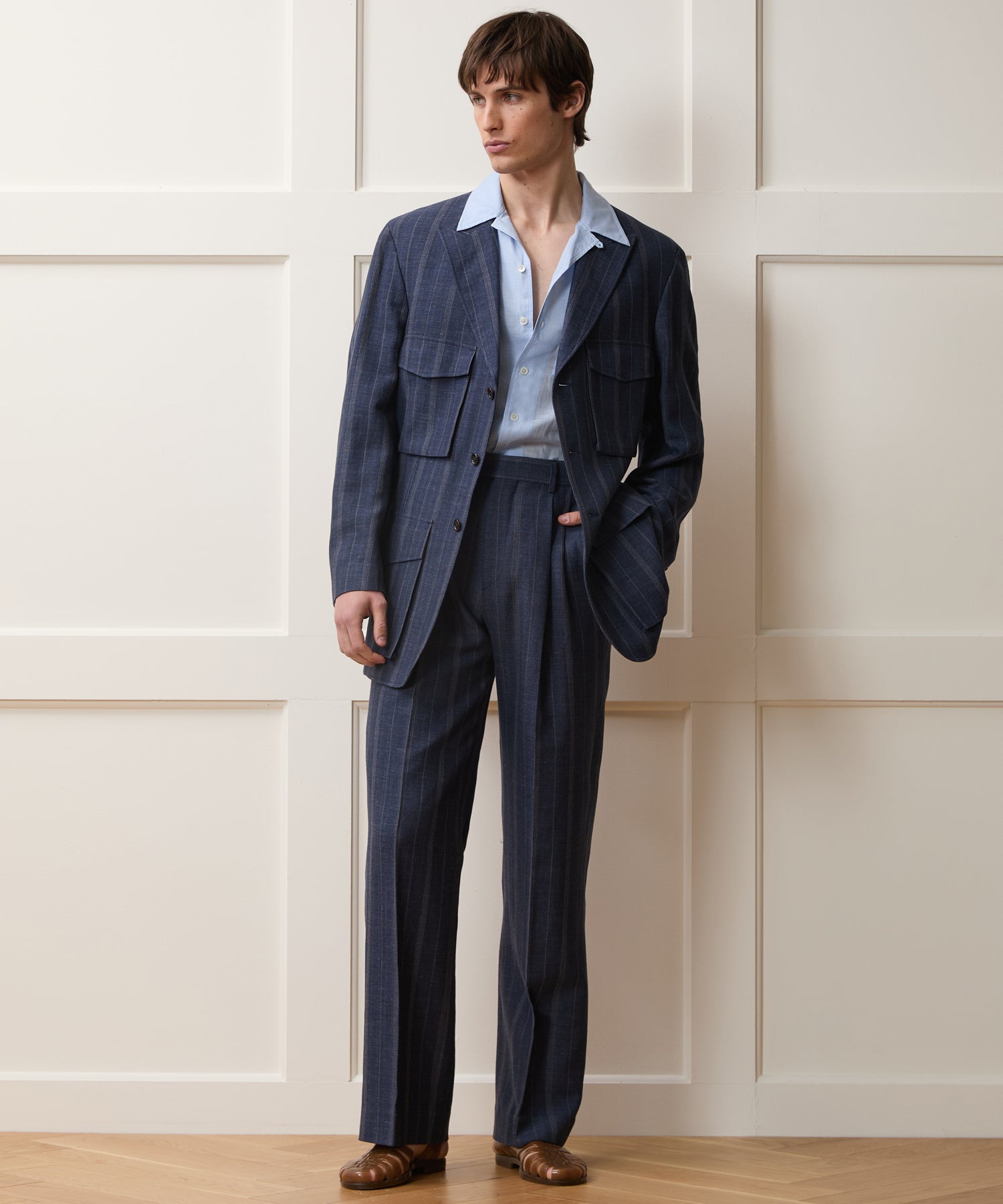 Italian Wool-Linen Cartographer's Jacket