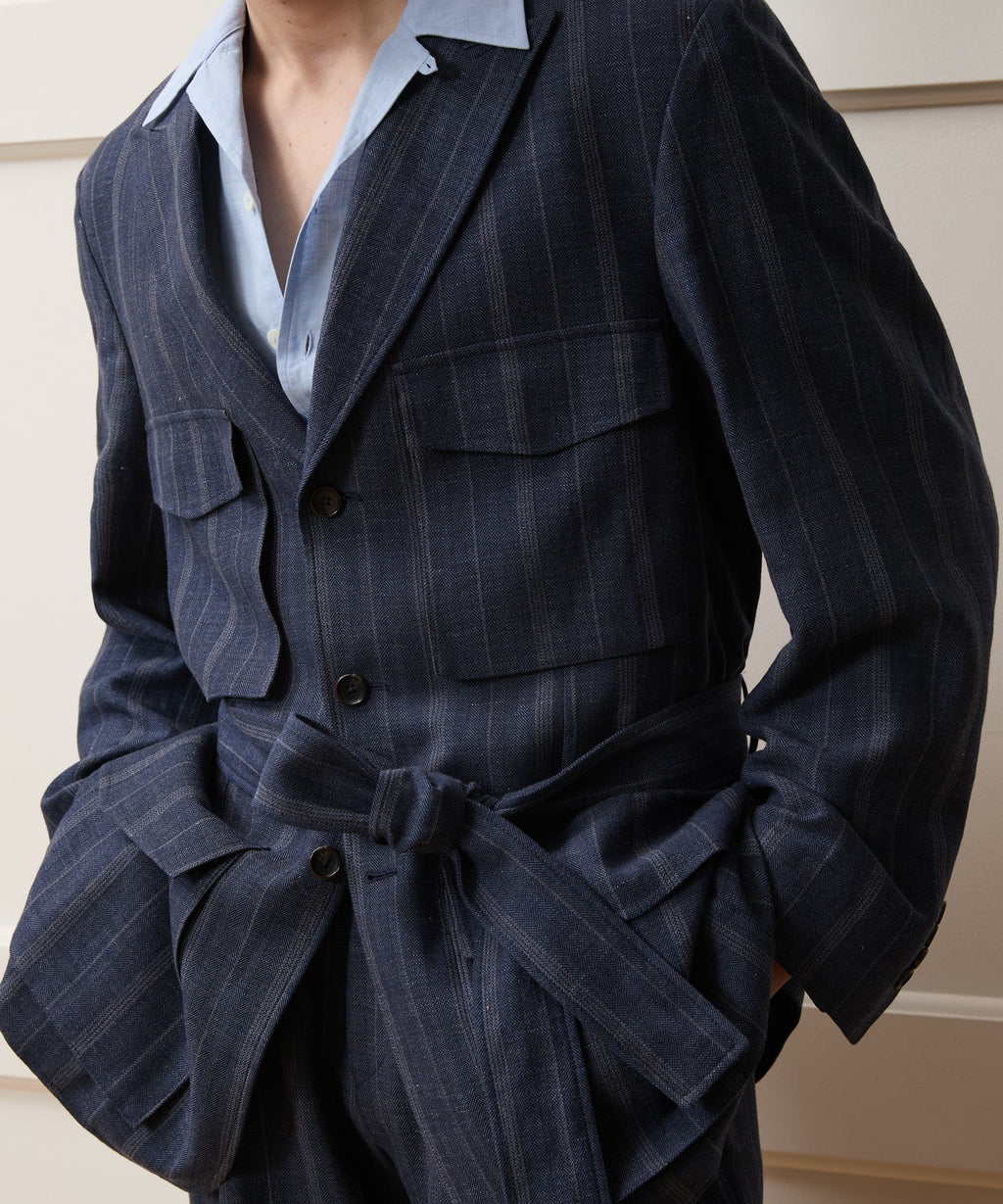 Italian Wool-Linen Cartographer's Jacket