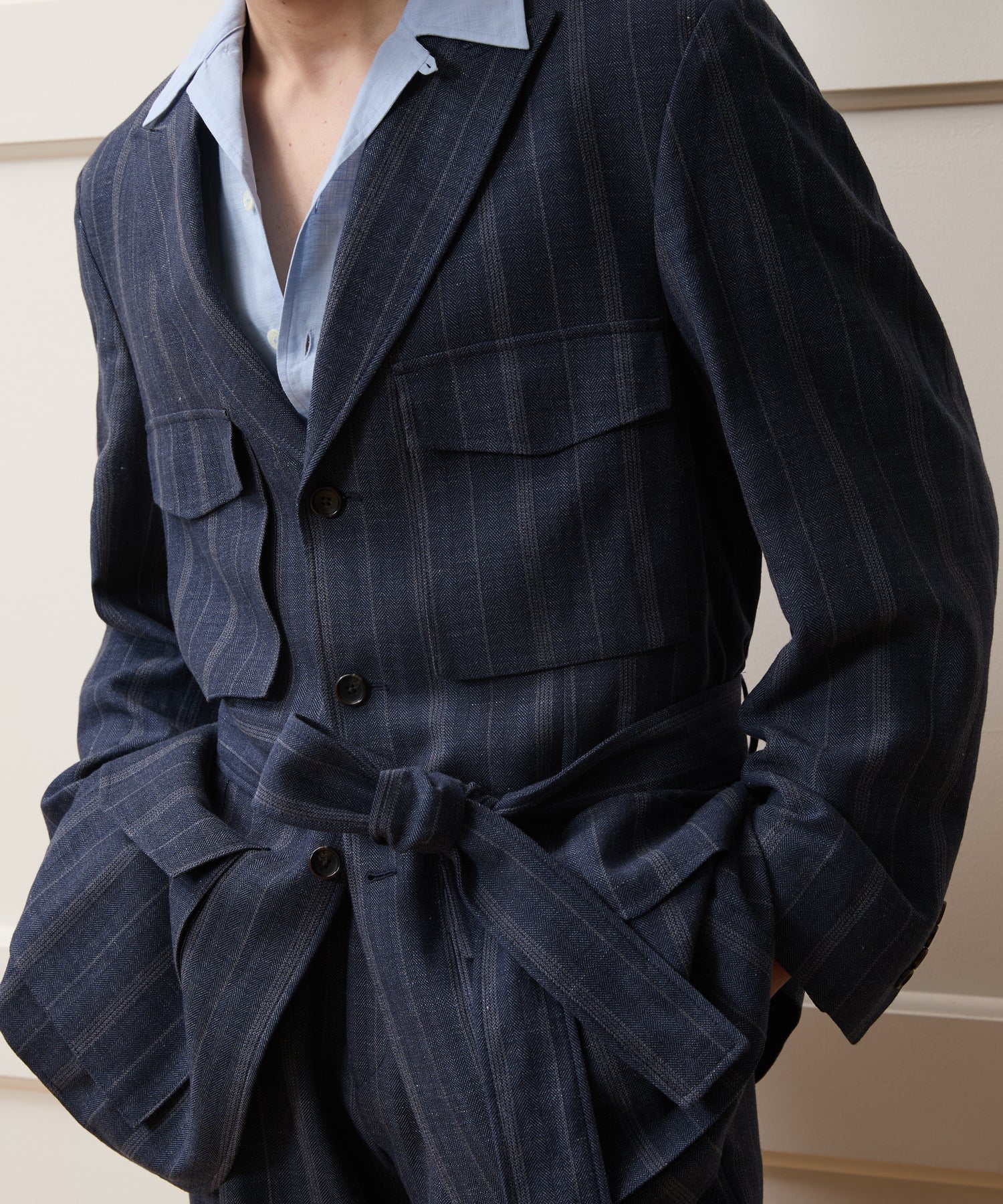 Italian Wool-Linen Cartographer's Jacket