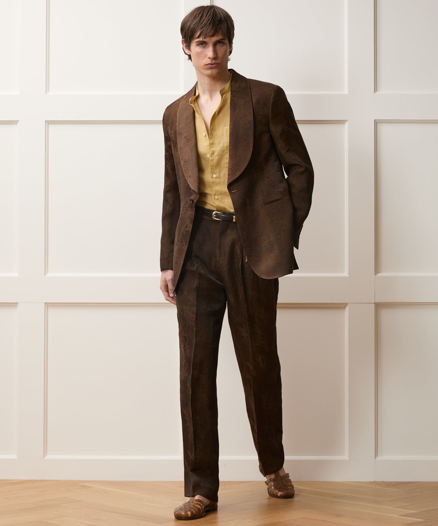 Italian Linen-Cupro Wythe Trouser