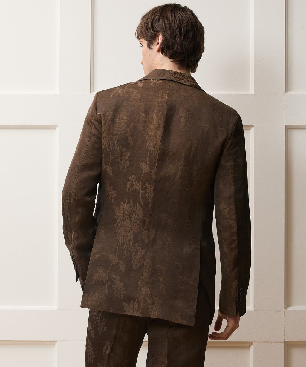Italian Linen-Cupro Dayshawl Jacket