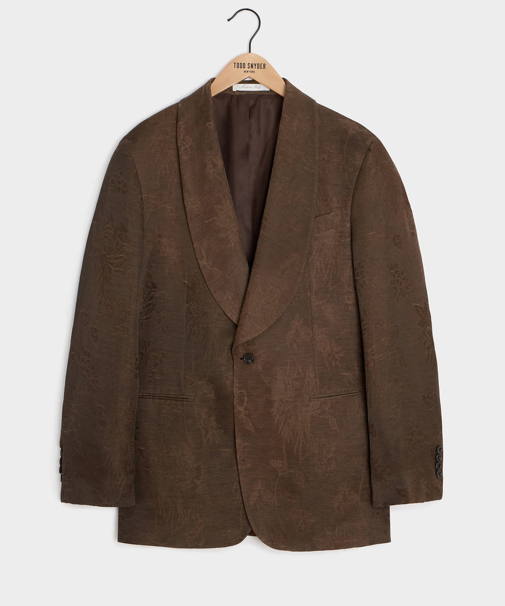 Italian Linen-Cupro Dayshawl Jacket