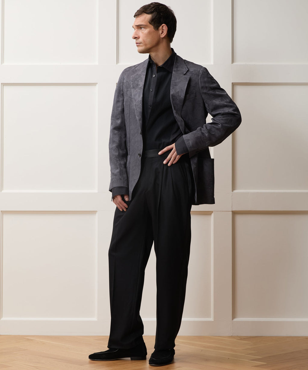 Italian Floral Jacquard Sport Coat