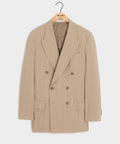 Italian Linen-Silk Herringbone Wythe Jacket