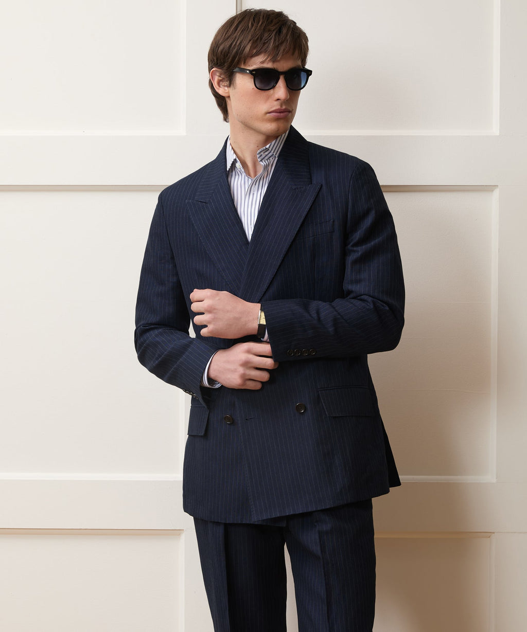 Italian Linen-Cotton Wythe Jacket