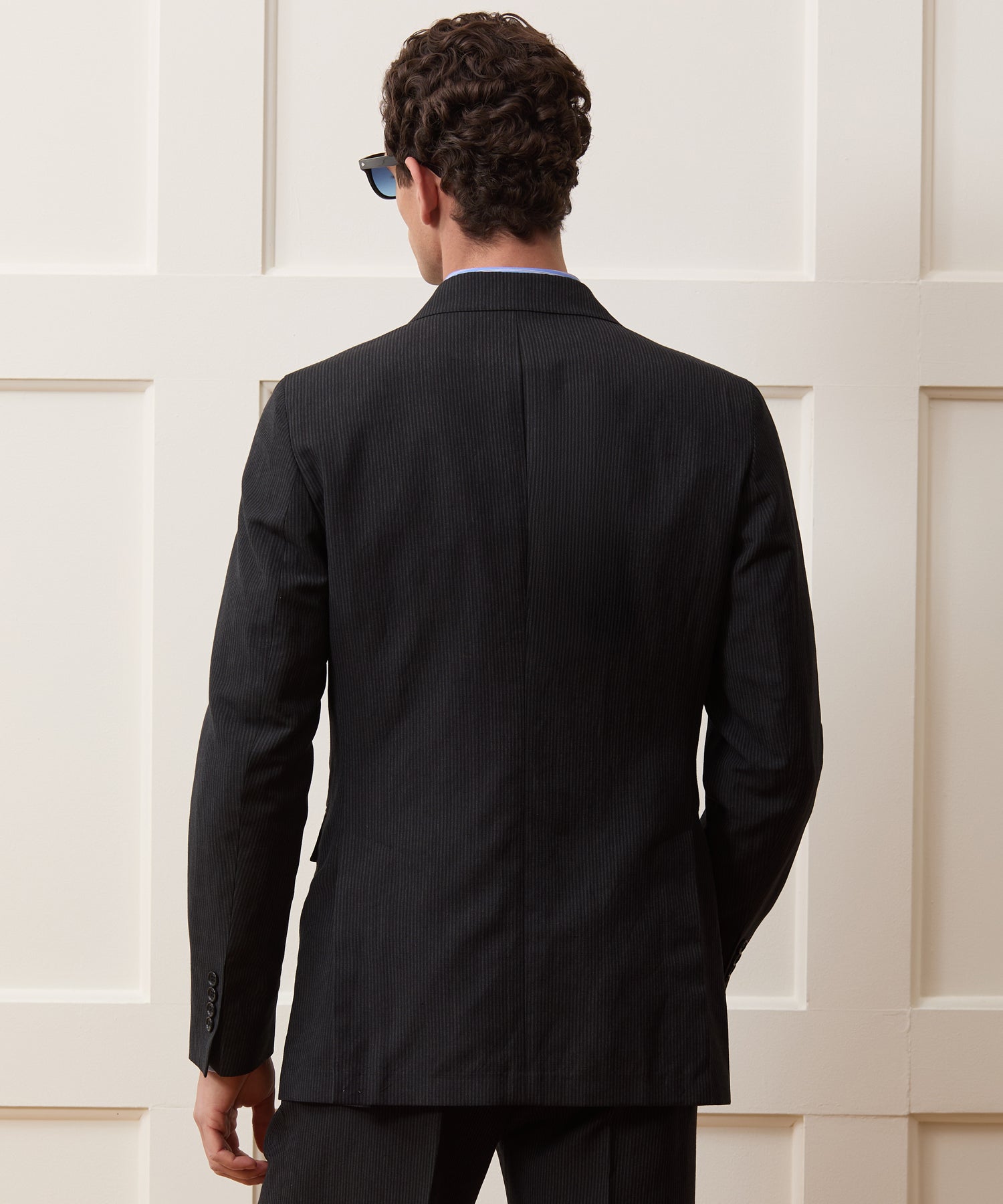 Italian Striped Linen Wythe Jacket