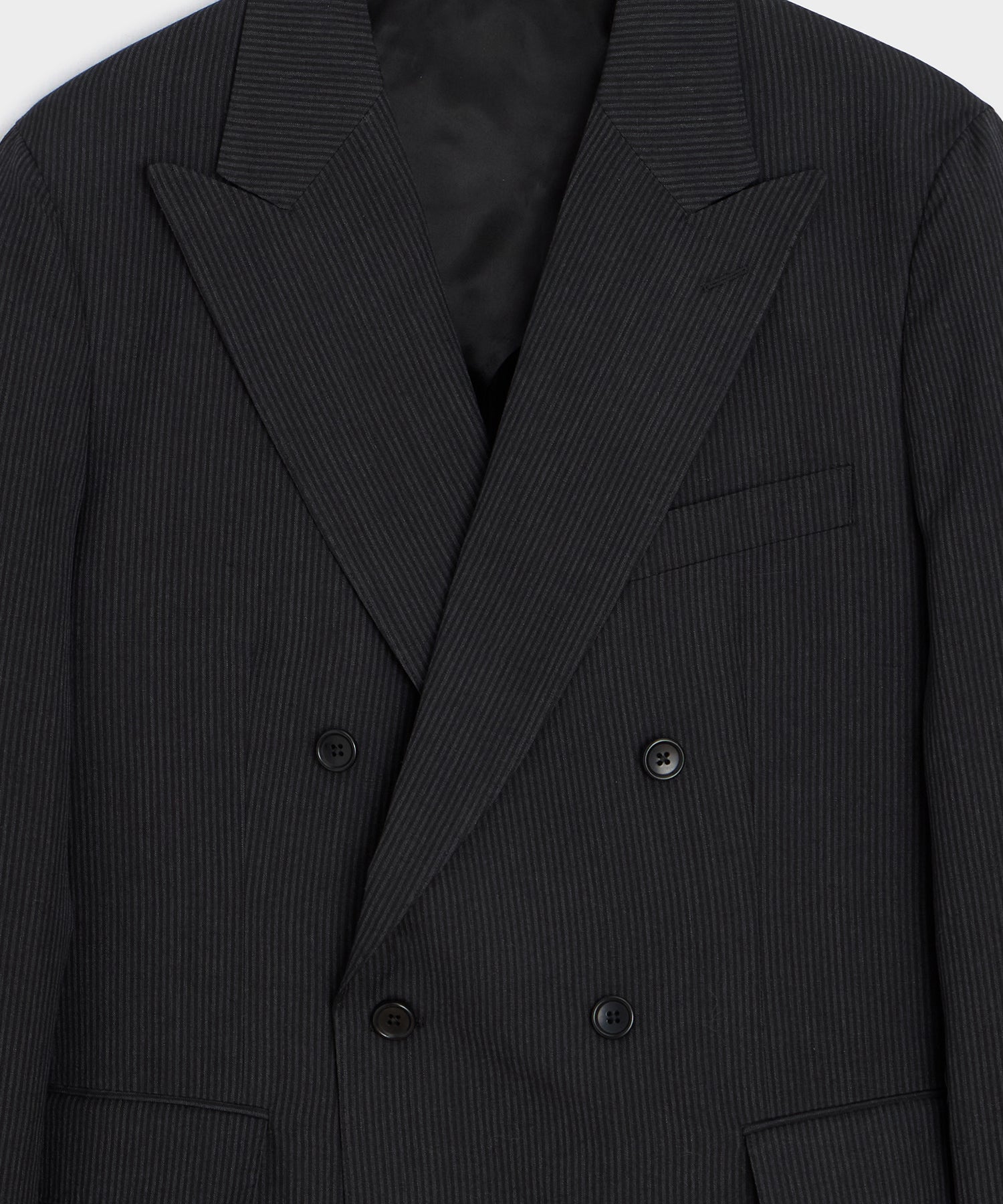 Italian Striped Linen Wythe Jacket