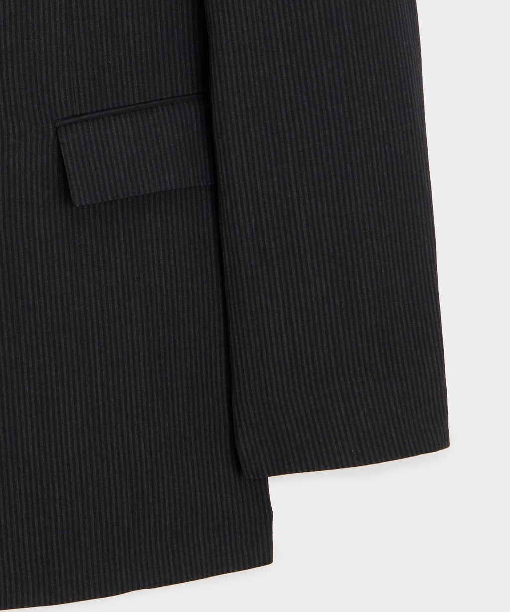 Italian Striped Linen Wythe Jacket
